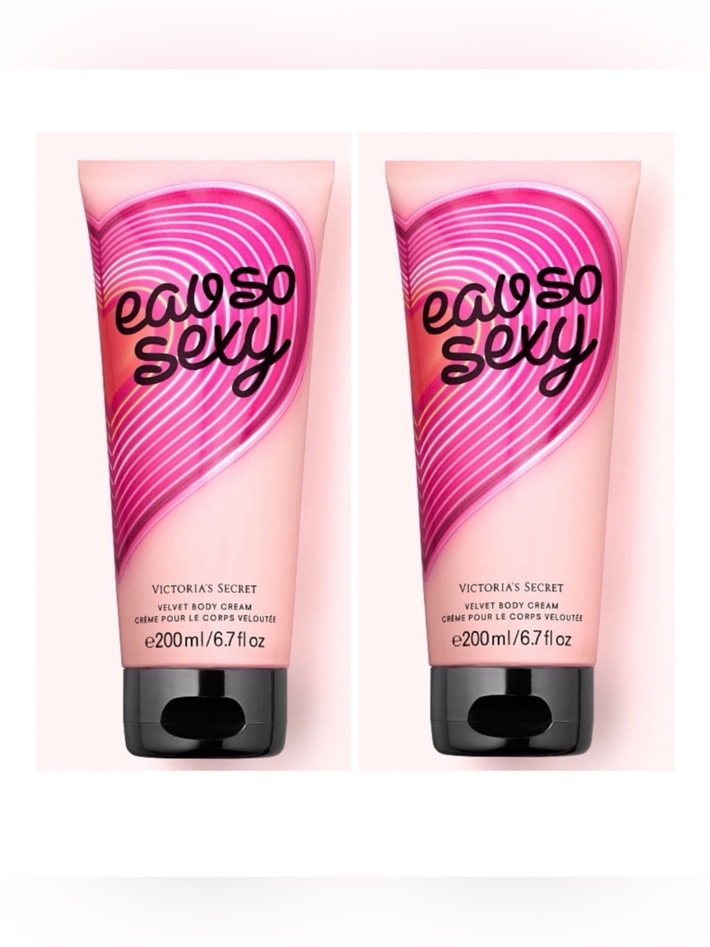 Victoria’s Secret EAU SO SEXY Velvet Body Cream ~ 6.7 fl.oz. ( Lot of 2 )
